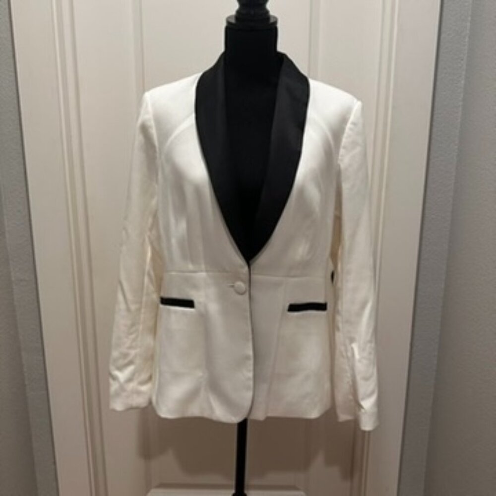 L'Agence Color Block Smocking Jacket – Size 10